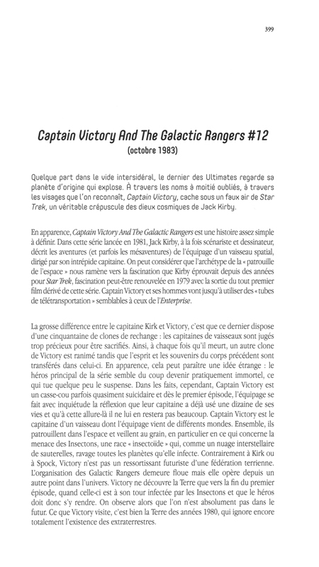 Kirbysphere - Influences de connexions dans l'oeuvre de Jack Kirby - Extrait 1