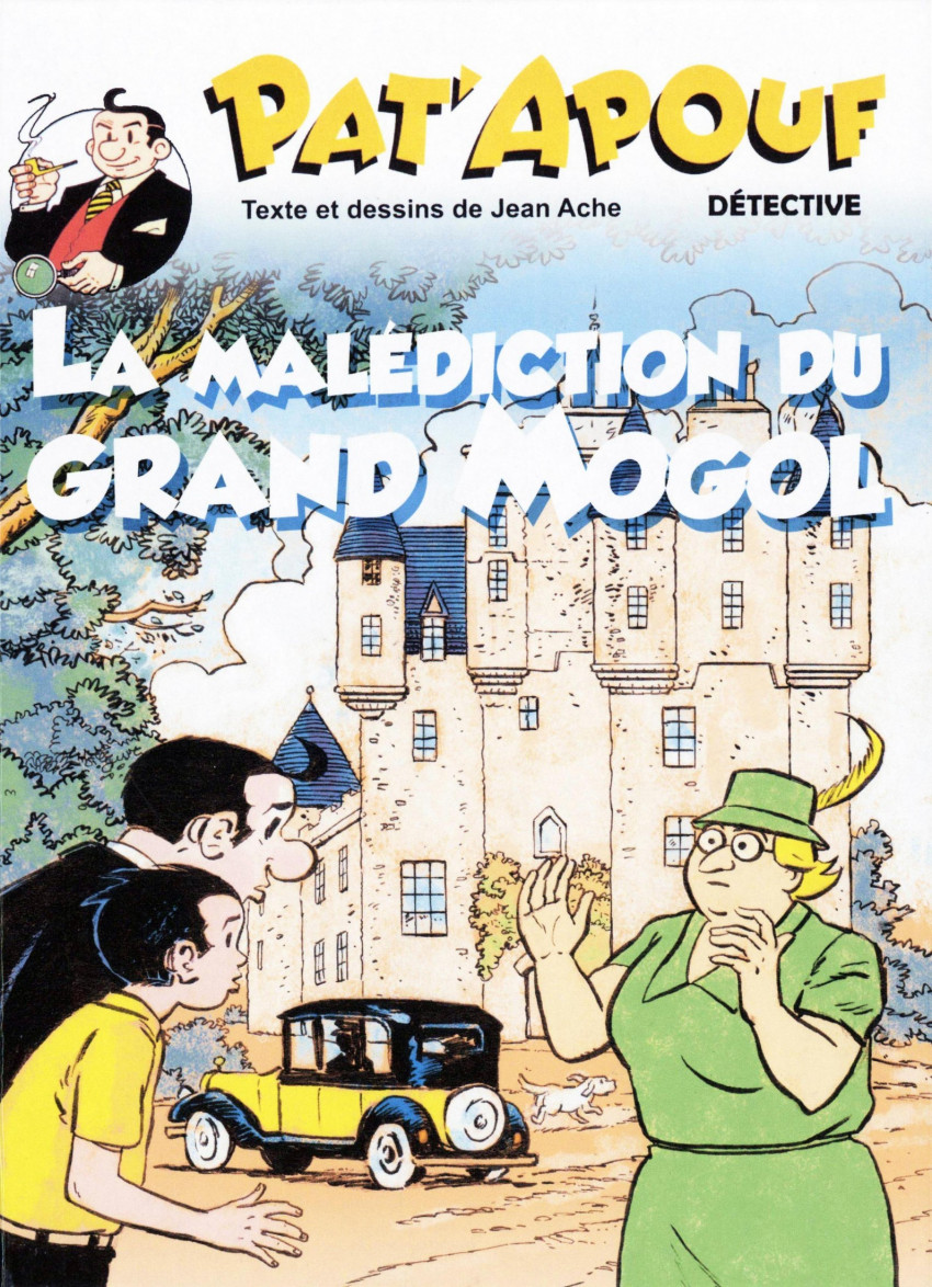 Malédiction du Grand Mogol (La) - Série Pat'Apouf détective par Jean Ache - Couverture
