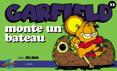 Garfield monte un bateau - Série Garfield (Presses Aventures) par Jim Davis - Couverture