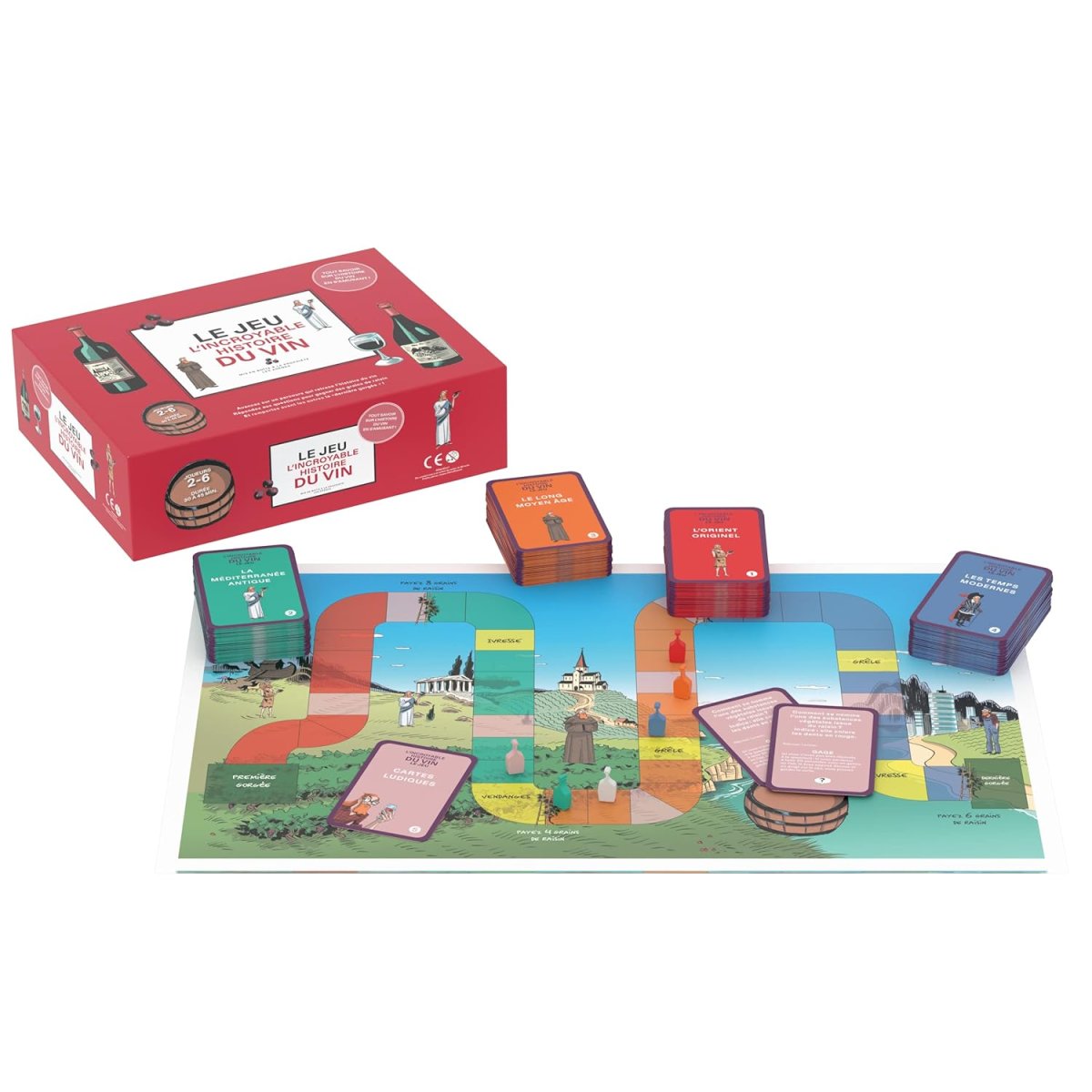 Incroyable histoire du vin (L') - De la préhistoire à nos jours - Jeu de société - Extrait 1