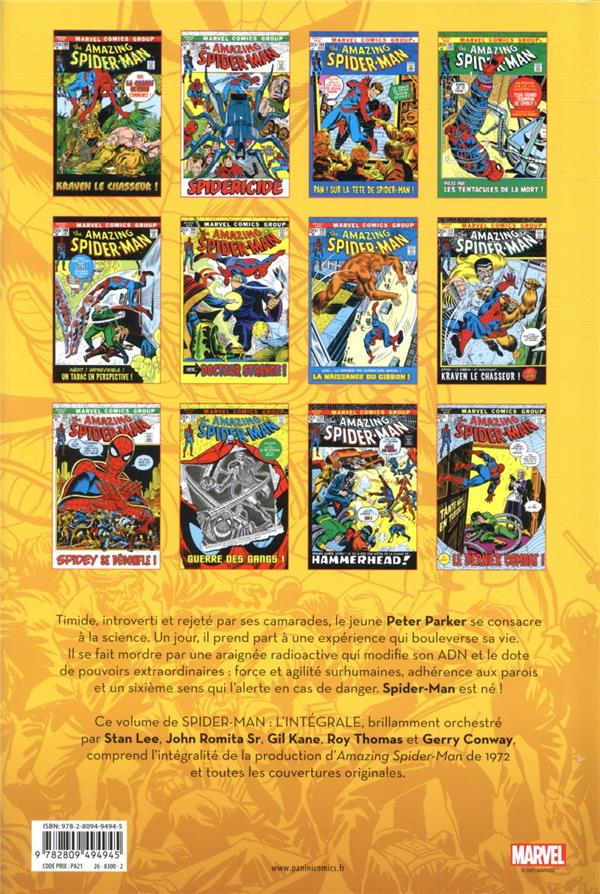 Spider-Man Intégrale 1972 - Extrait 1