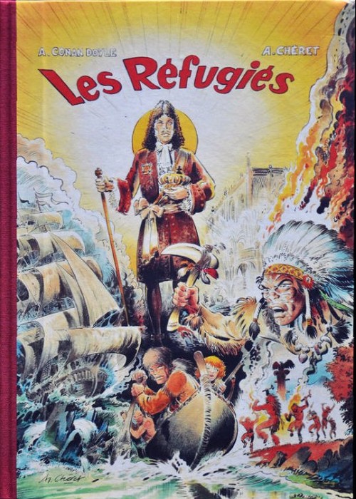 Réfugiés (Les) par André Chéret et Arthur Conan Doyle - Couverture