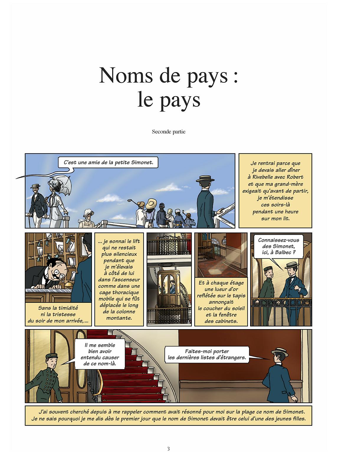 À l'ombre des jeunes filles en fleurs - Deuxième partie - Extrait 1