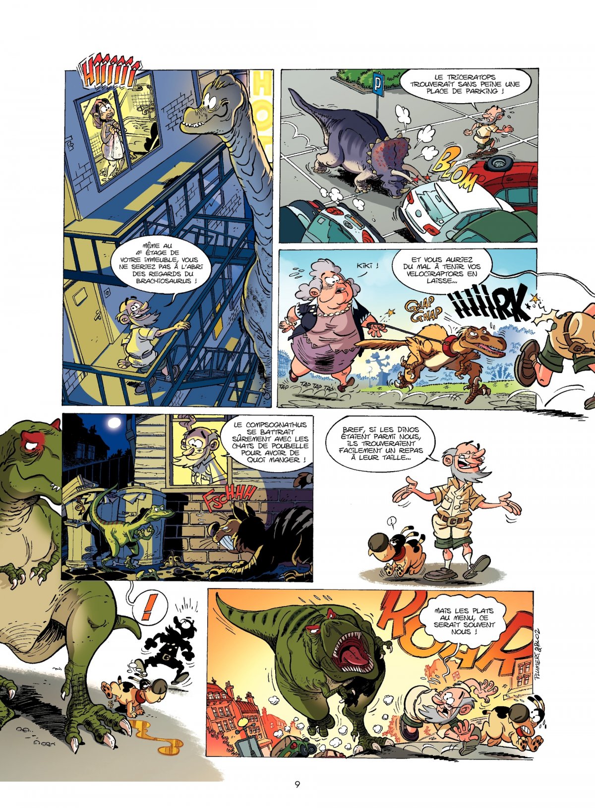 Dinosaures en BD (Les) 2 - Extrait 1