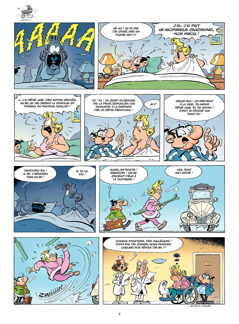 2 chevaux font du ski ! (Les) - Extrait 1