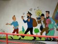 Station Stokel (Bruxelles) - Tintin dans le métro de Bruxelles