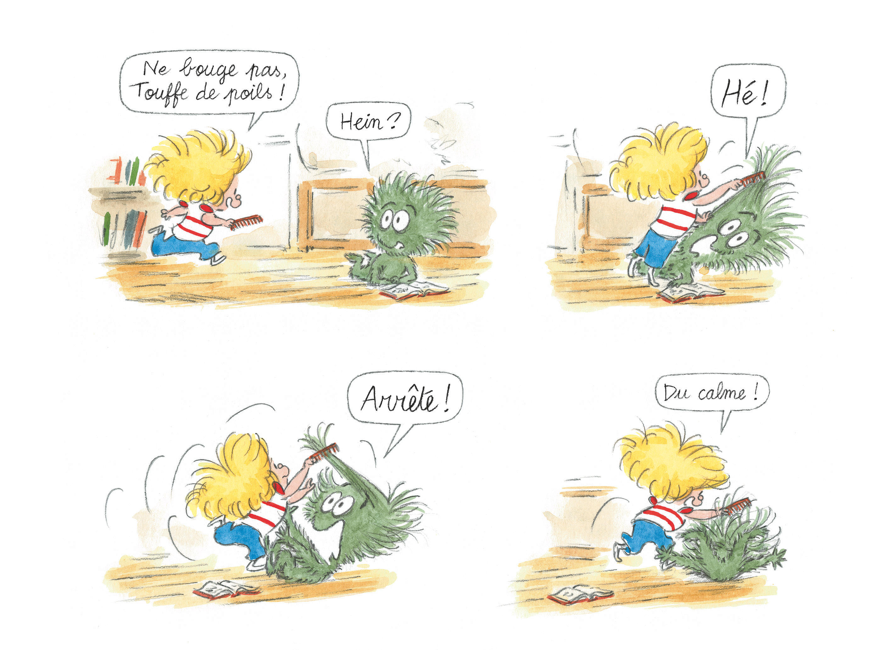 Coup de peigne pour Touffe de poils - Extrait 1