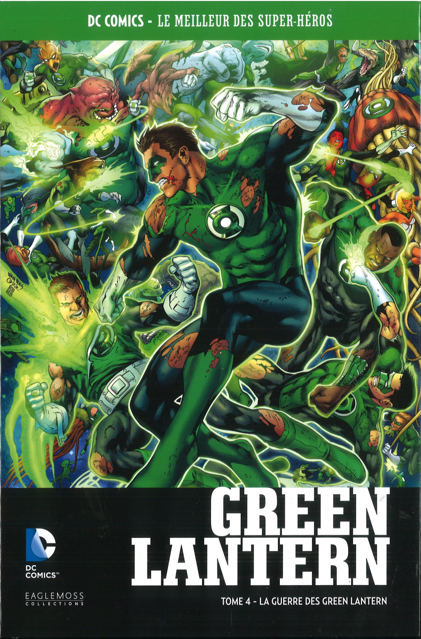 Green Lantern - La Guerre des Green Lantern - Série DC Comics - Le Meilleur des Super-Héros (Eaglemoss) par Geoff Johns, Matt Banning / Batt et Doug Mahnke - Couverture