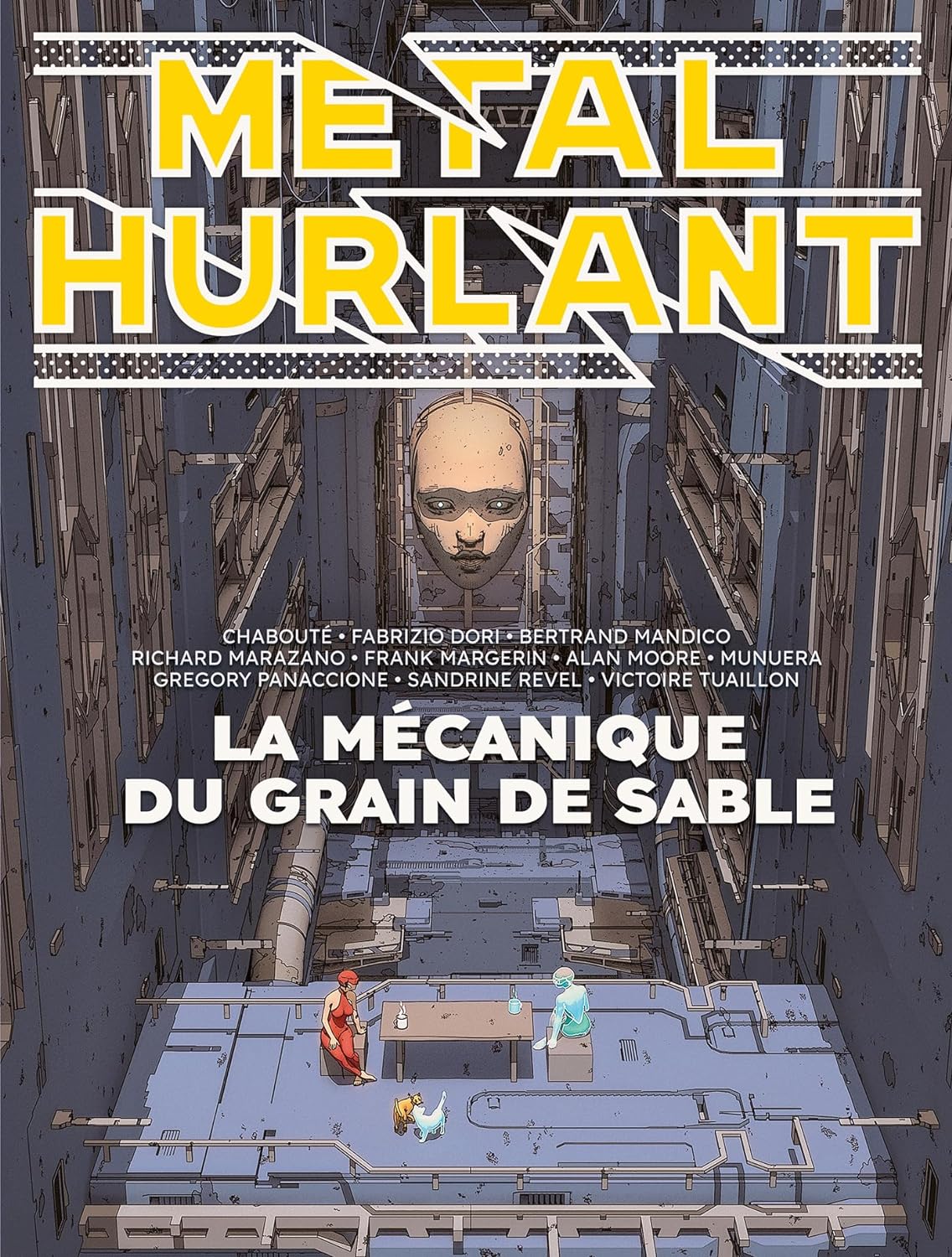 Mécanique du grain de sable (La) - Série Métal Hurlant (Nouvelle version) par Fabrizio Dori, Sandrine Revel, Christophe Chabouté, José Luis Munuera, Richard Marazano, Jean-Pierre Dionnet, Grégory Panaccione et Frank Margerin - Couverture
