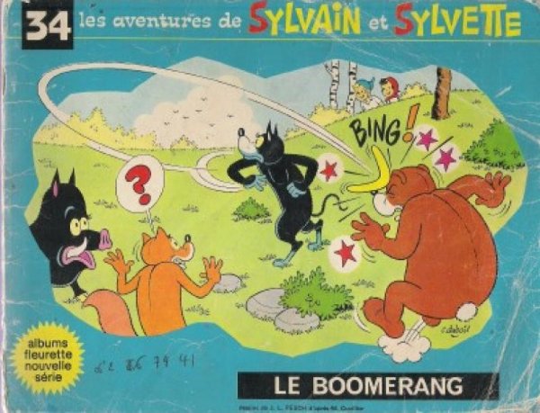 Boomerang (Le) - Série Sylvain et Sylvette par Jean-Louis Pesch - Couverture