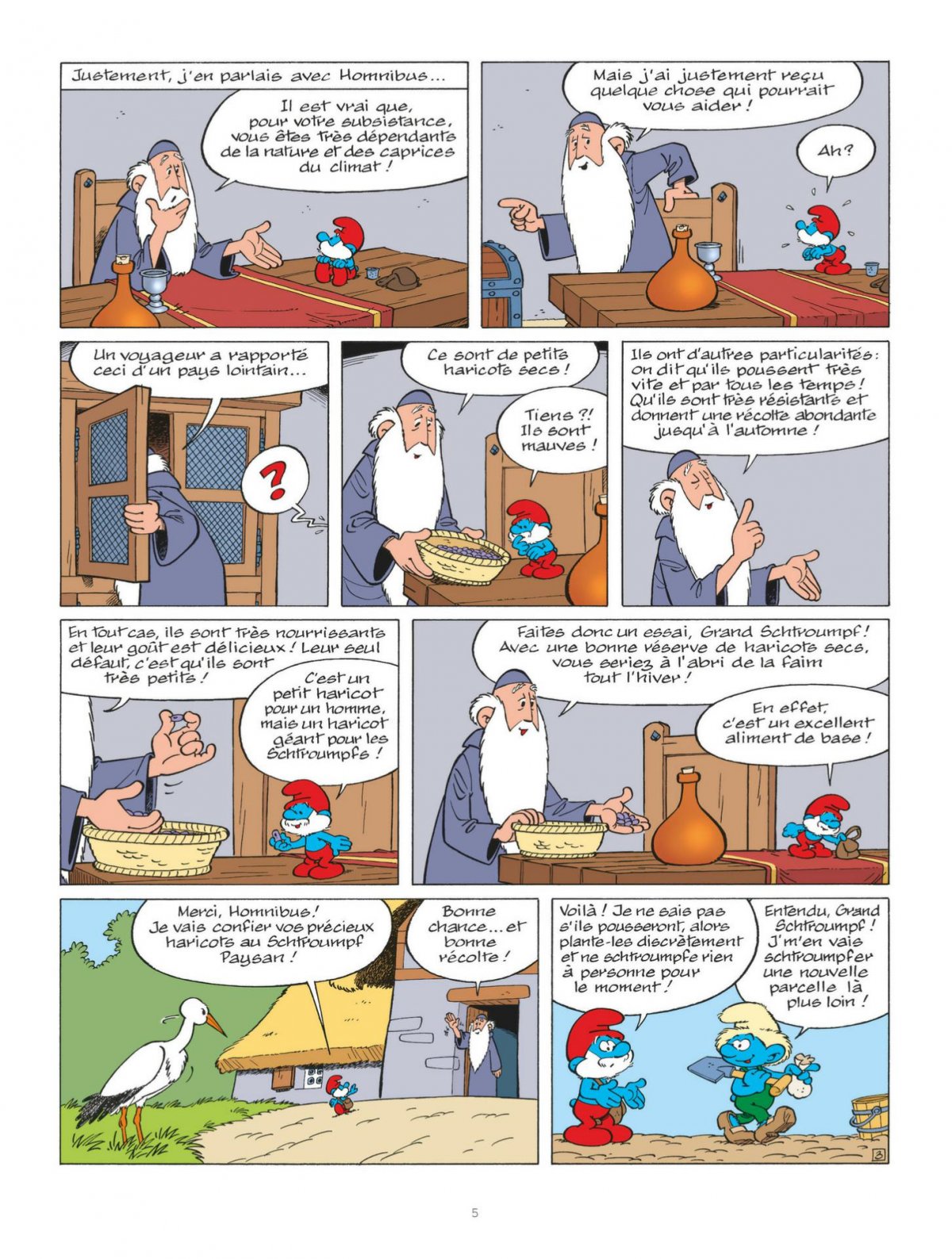 Schtroumpfs et les haricots mauves (Les) - Extrait 1