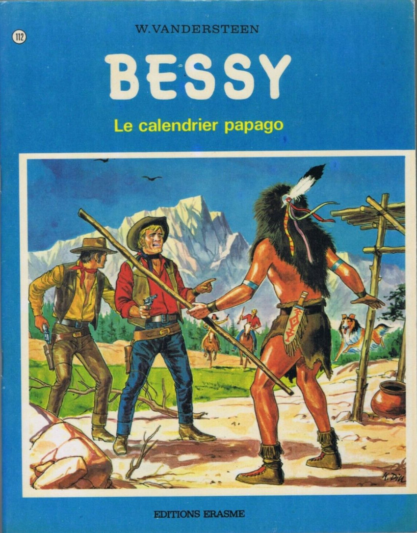 Le calendrier papago - Série Bessy par Willy Vandersteen - Couverture