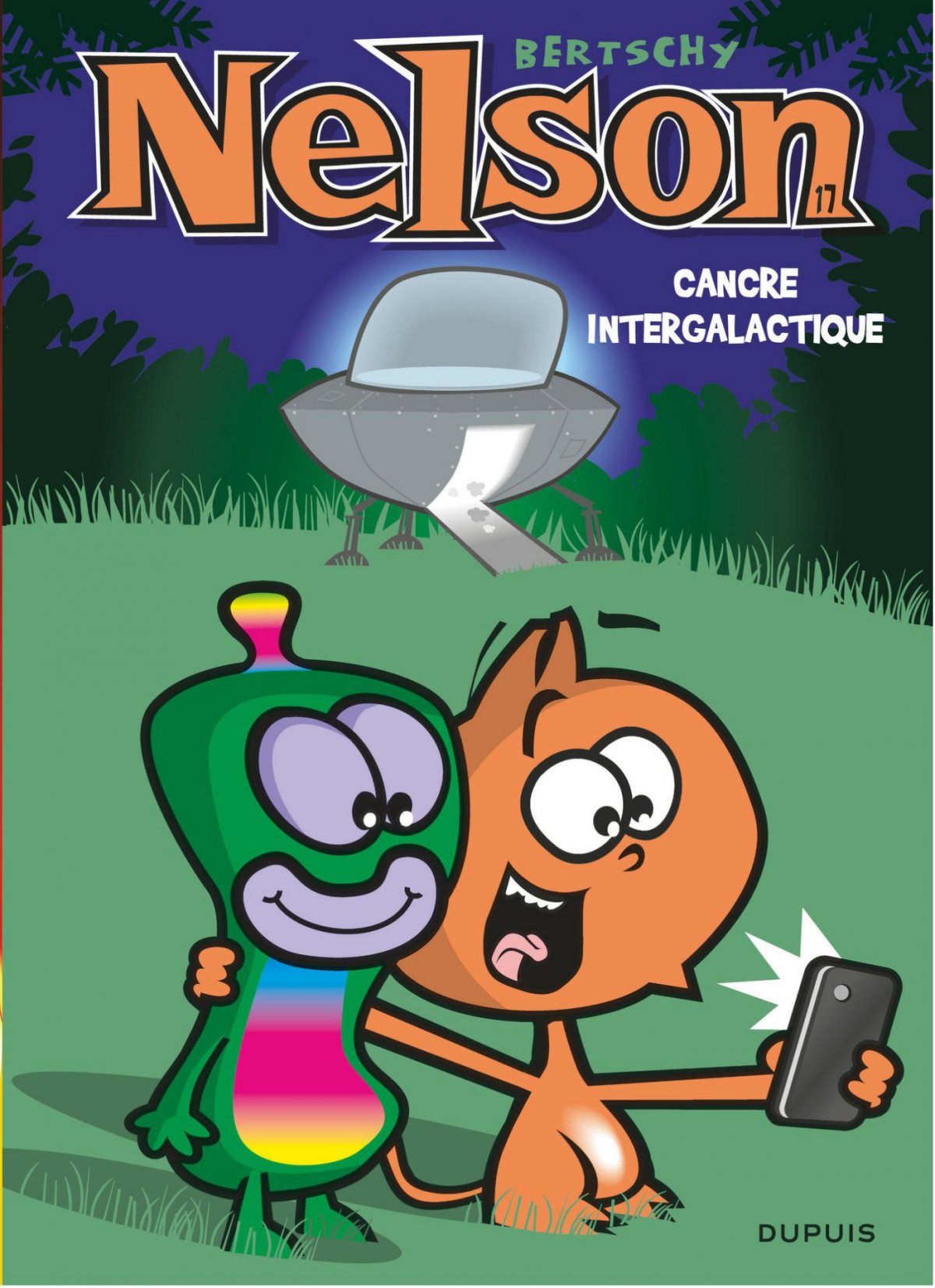 Cancre intergalactique - Série Nelson par Christophe Bertschy - Couverture