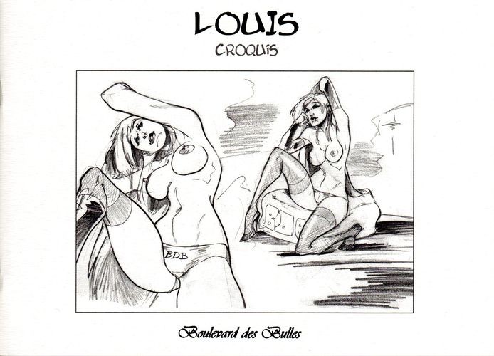 Louis - Croquis par Stéphane Louis - Couverture
