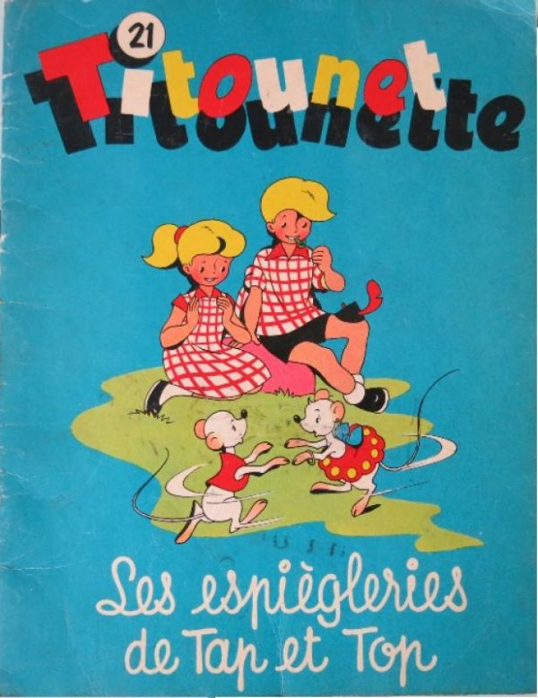 Expiègleries de Tap et Top (Les) - Série Titounet et Titounette par Marie-Mad Bourdin - Couverture