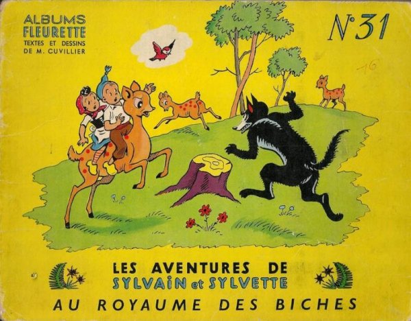 Royaume des biches (Au) - Série Sylvain et Sylvette par Maurice Cuvillier - Couverture