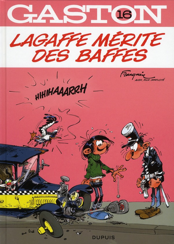 Lagaffe mérite des baffes - Série Gaston par André Franquin - Couverture