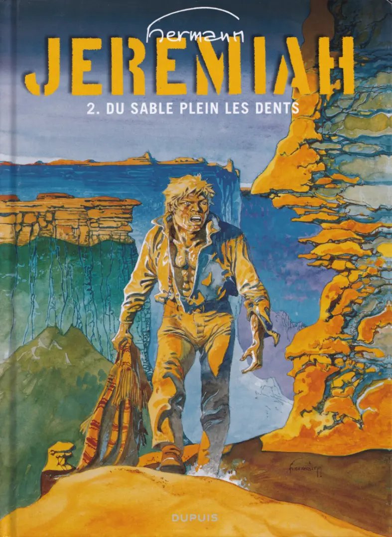 Sable plein les dents (Du) - Série Jeremiah par Hermann - Couverture