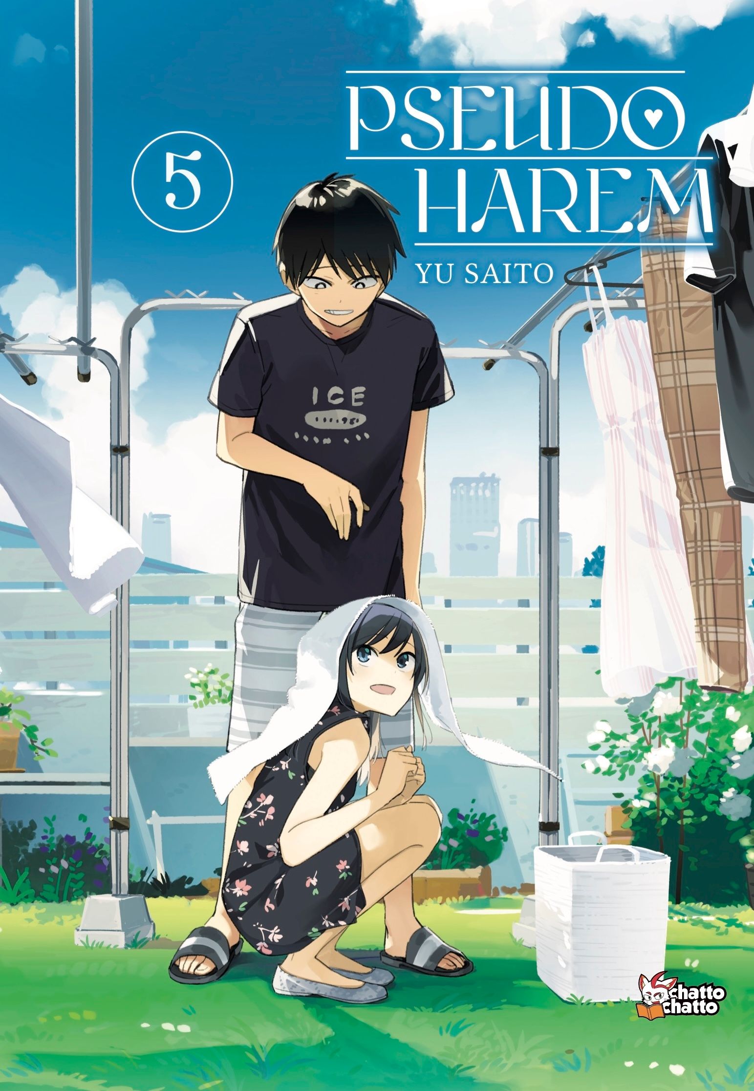 Pseudo harem 5 - Série Pseudo harem par Yu Saito - Couverture
