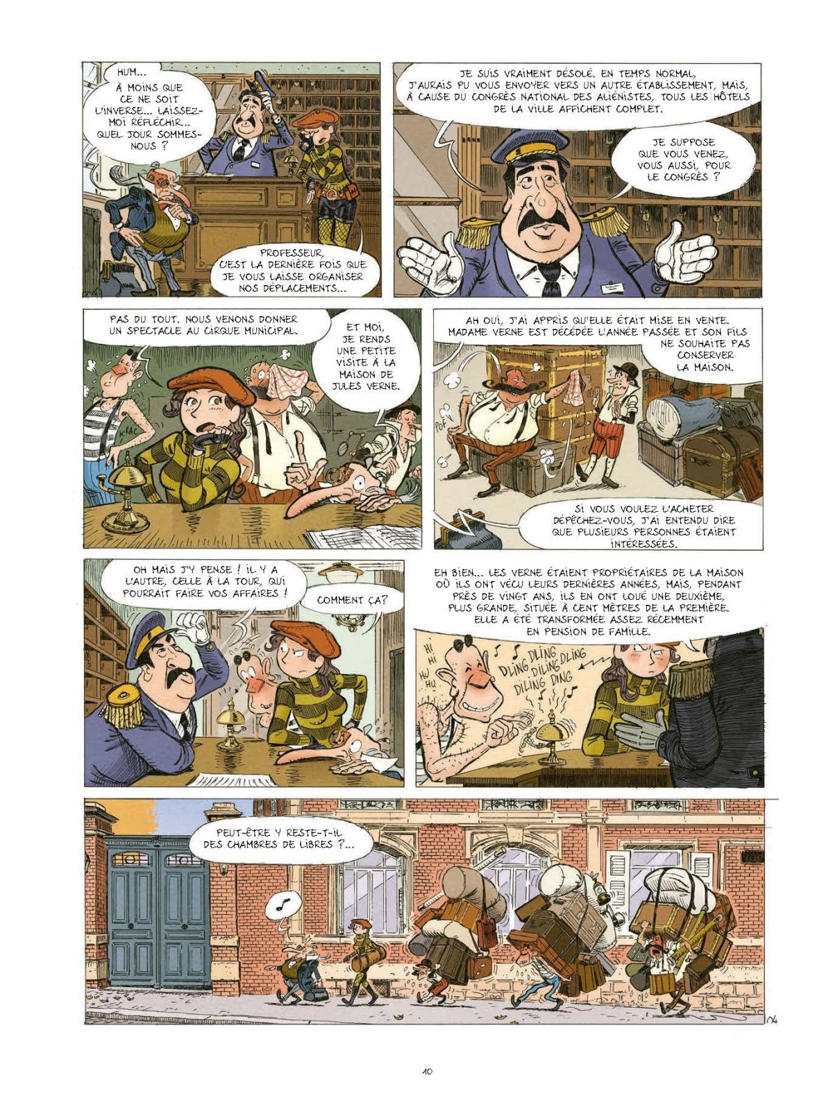 Spectaculaires font leur cirque chez Jules Verne (Les) - Extrait 1