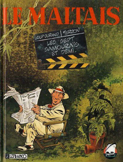 Sept samouraïs et demi (Les) - Série Maltais (Le) par Loup Durand et Laurent Verron - Couverture