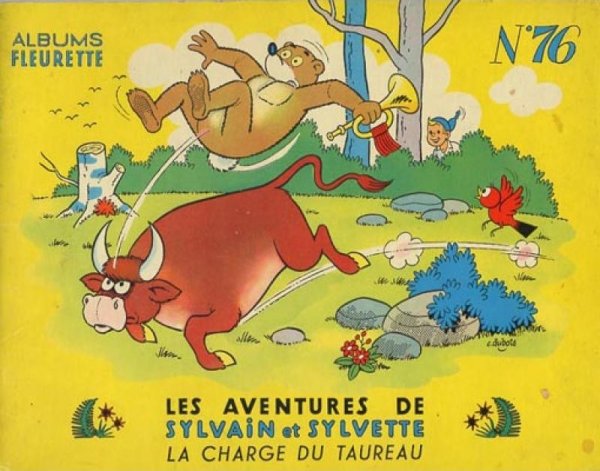 Charge du taureau (La) - Série Sylvain et Sylvette par Claude Dubois - Couverture