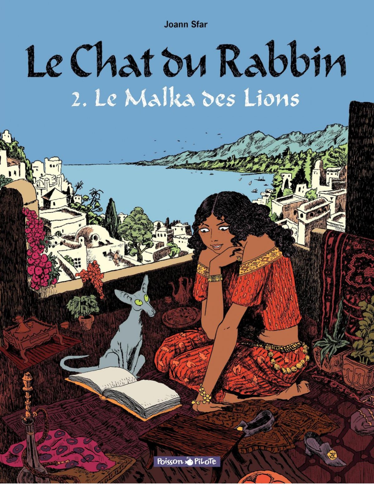 Malka des Lions (Le) - Série Chat du Rabbin (Le) par Joann Sfar - Couverture
