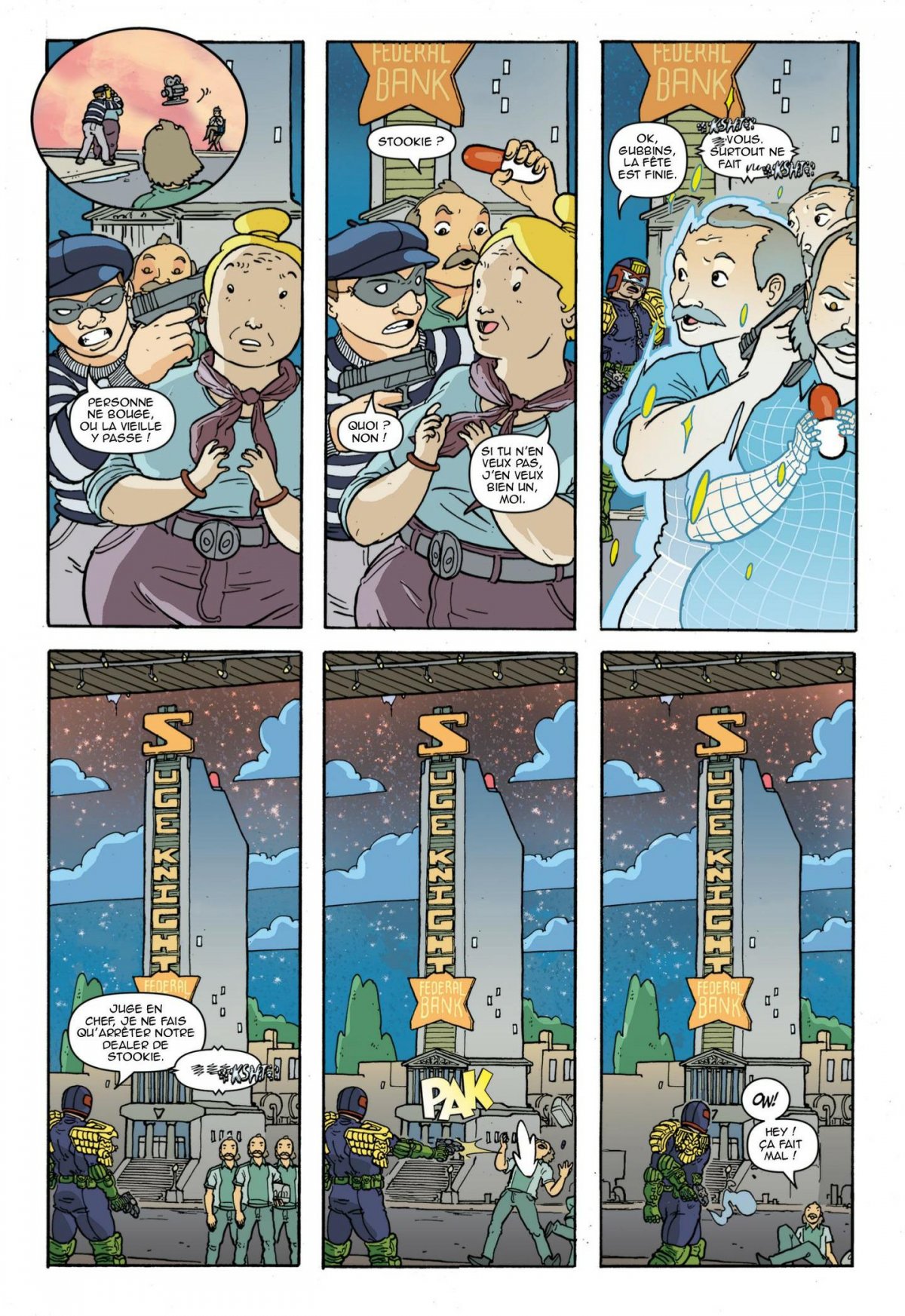 Mega-City Two - City of courts - Extrait 1