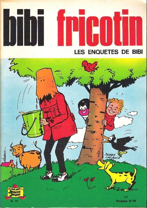 Enquêtes de Bibi Fricotin (Les) - Série Bibi Fricotin par Pierre Lacroix - Couverture