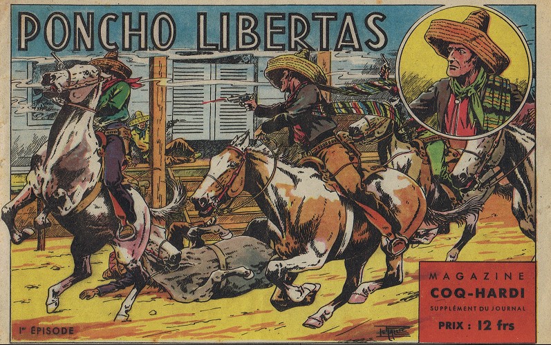 Poncho Libertas (1er épisode) - Série Poncho Libertas par Marijac et Étienne Le Rallic - Couverture