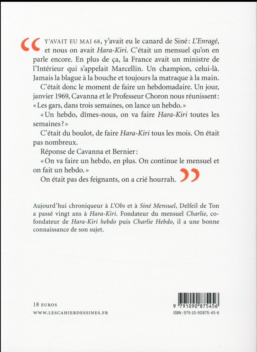 Véritable histoire d'Hara-Kiri Hebdo (Ma) - Extrait 1