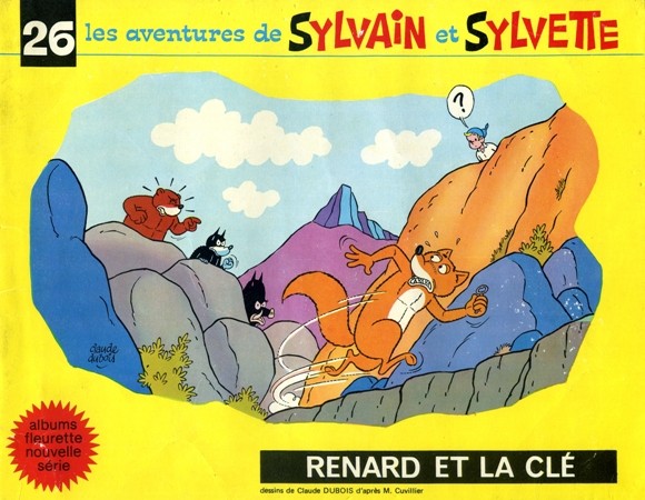 Renard et la clé - Série Sylvain et Sylvette par Claude Dubois - Couverture