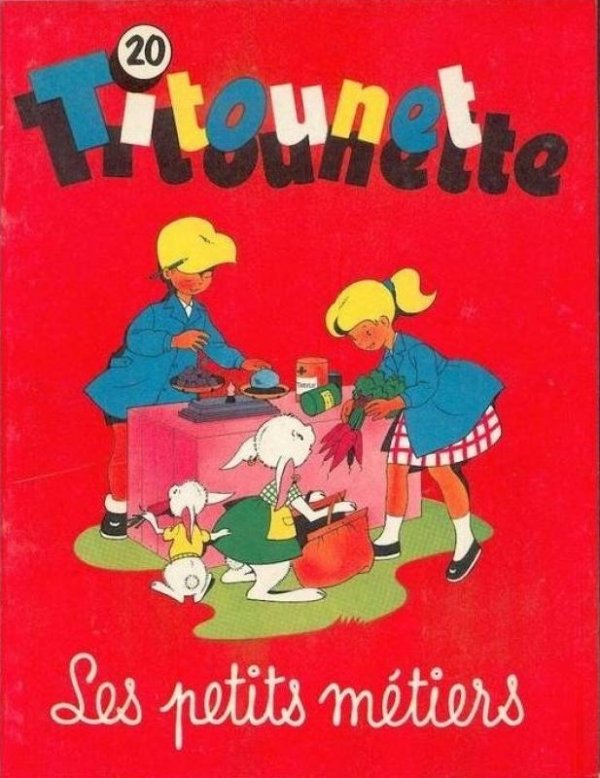 Petits métiers (Les) - Série Titounet et Titounette par Marie-Mad Bourdin - Couverture
