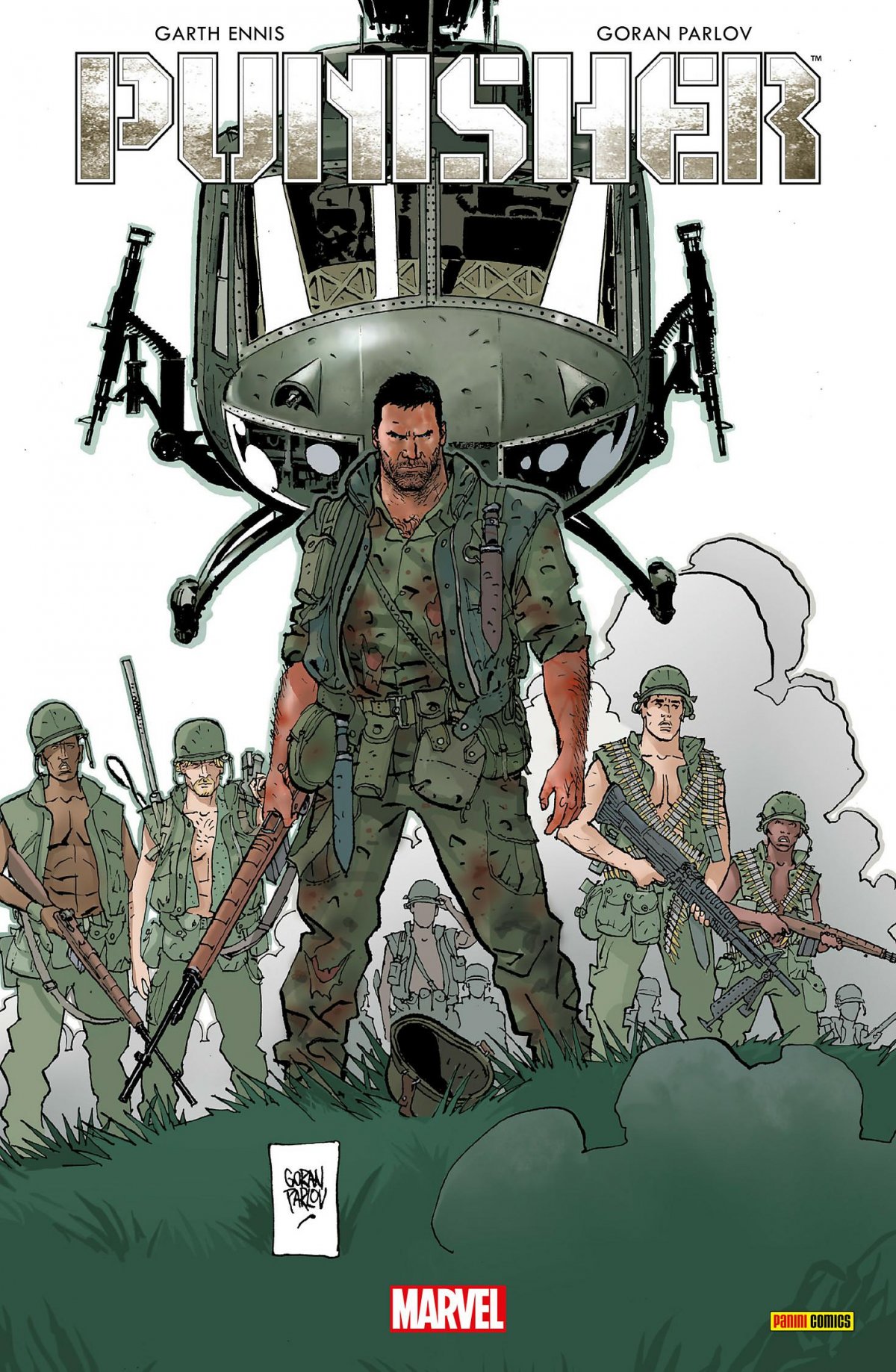 The platoon - Série Punisher (Marvel) par Garth Ennis et Goran Parlov - Couverture
