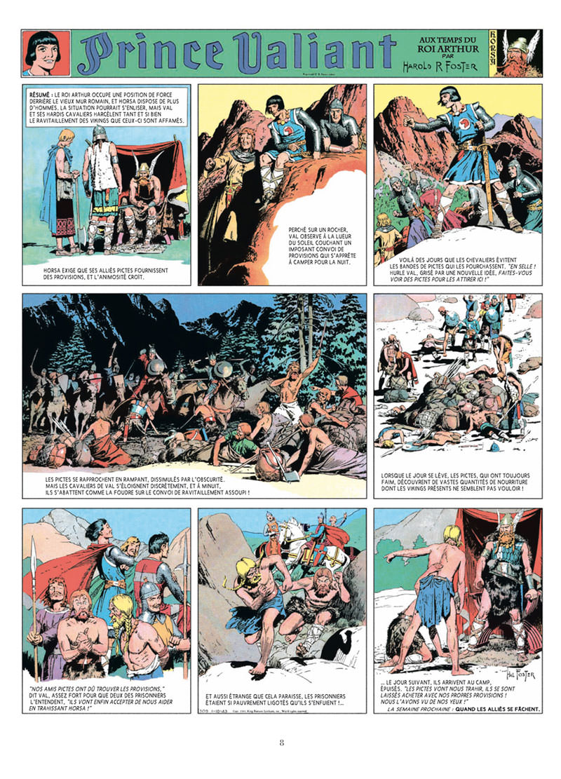 Prince Valiant Intégrale 1941 - 1942 - Extrait 1