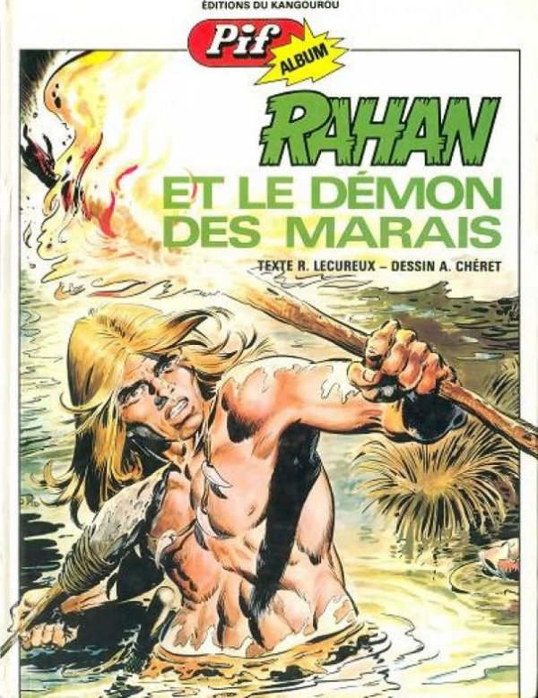 Rahan et le démon des marais - Série Rahan par Roger Lécureux et André Chéret - Couverture