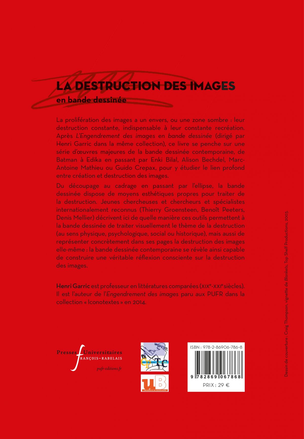 Destruction des images en bande dessinée (La) - Extrait 1