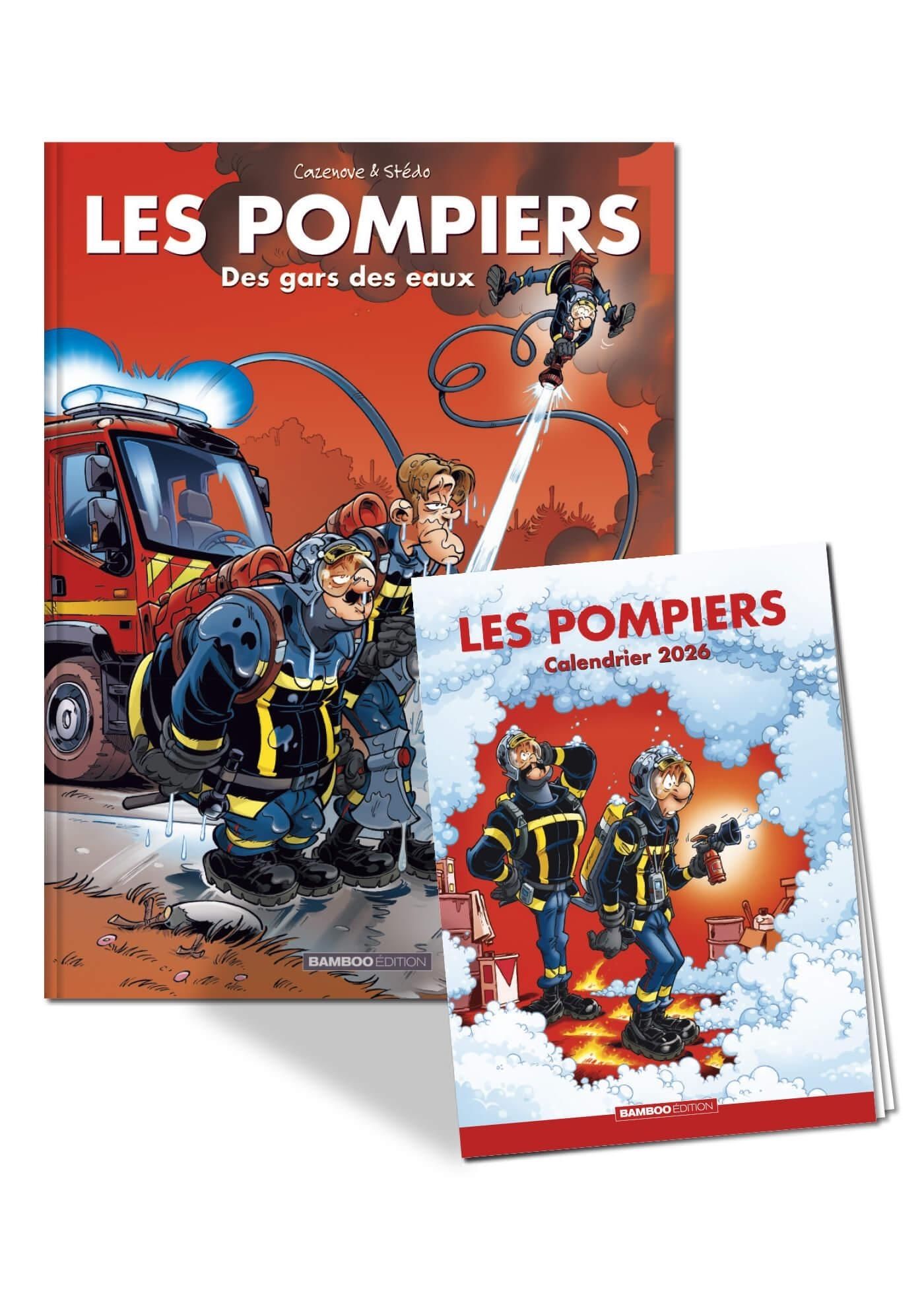 Gars des eaux (Des) - Série Pompiers (Les) par Christophe Cazenove et Stédo - Couverture