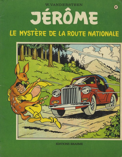 Mystère de la route nationale (Le) - Série Jérôme par Willy Vandersteen - Couverture