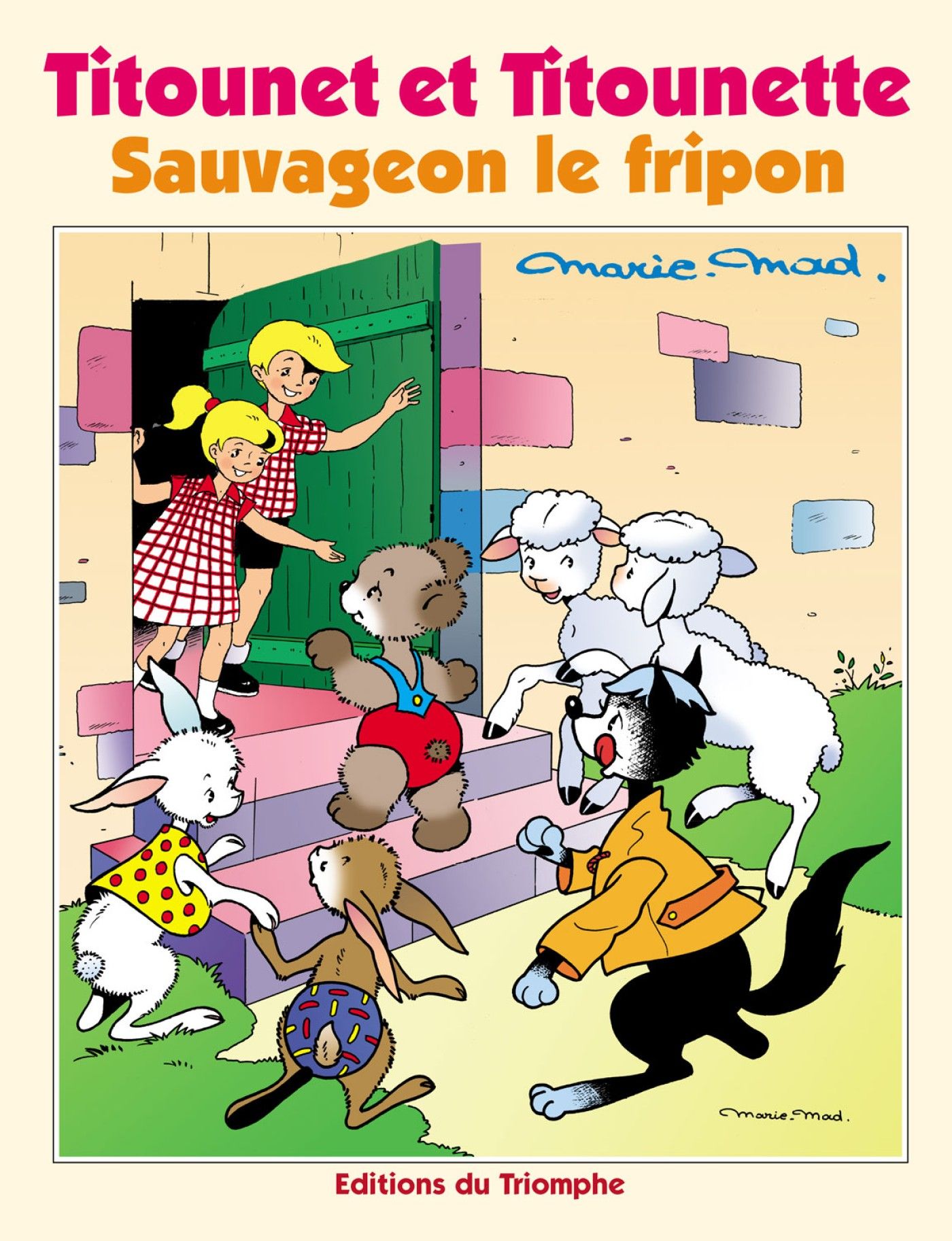 Sauvageon le fripon - Série Titounet et Titounette par Marie-Mad Bourdin - Couverture