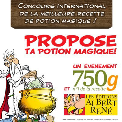 La recette de la potion magique de Panoramix
