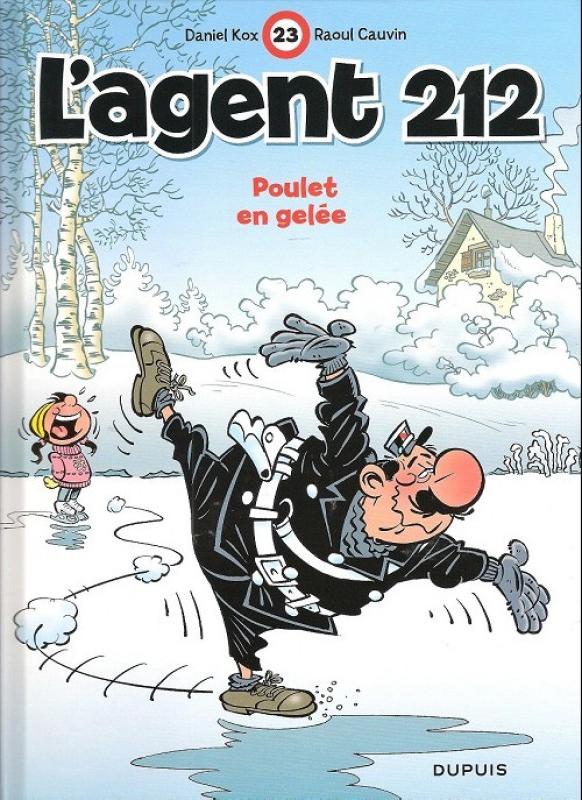 Poulet en gelée - Série Agent 212 (L') par Raoul Cauvin et Daniel Kox - Couverture