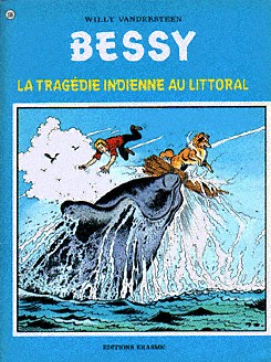 La tragédie indienne au littoral - Série Bessy par Willy Vandersteen - Couverture