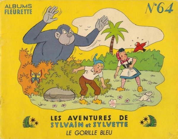 Gorille bleu (Le) - Série Sylvain et Sylvette par Claude Dubois - Couverture