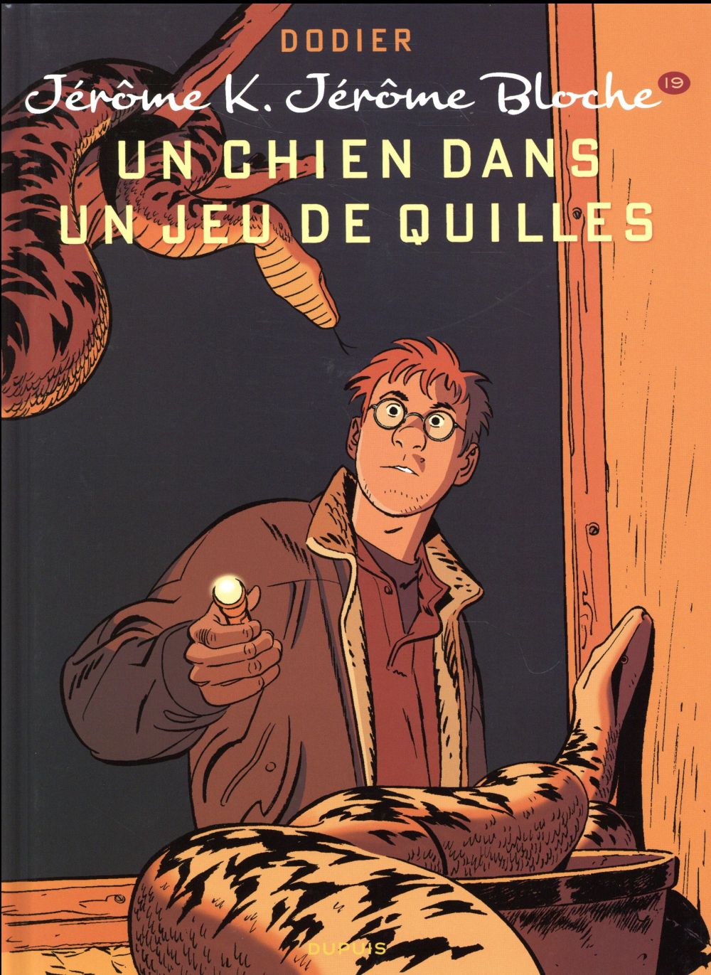 Chien Dans Un Jeu De Quilles (Un) - Série Jérôme K. Jérôme Bloche par Alain Dodier - Couverture