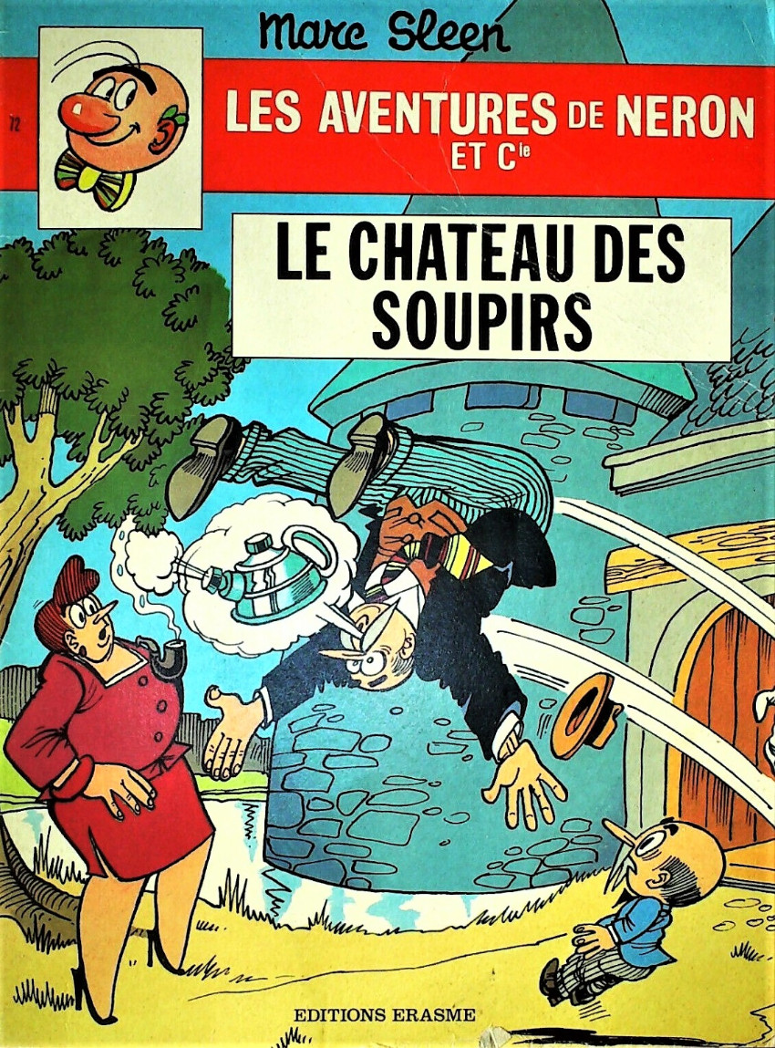 Château des soupirs (Le) - Série Néron et Cie (Erasme) par Marc Sleen - Couverture