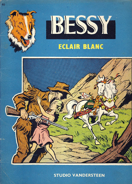 Eclair blanc - Série Bessy par Willy Vandersteen - Couverture