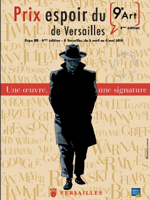 Romain Renard et Philippe Nicloux reçoivent le Prix Espoir du 9ème art de Versailles 2014