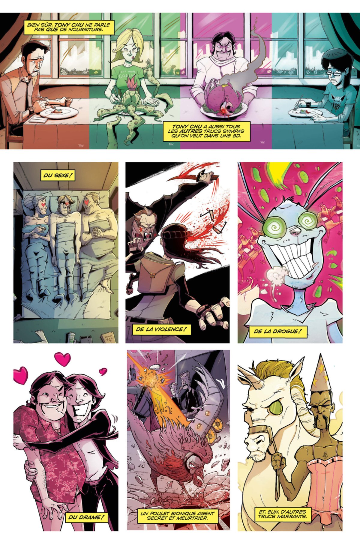 Tony Chu, détective cannibale - Gargantuesque édition 3 - Extrait 1