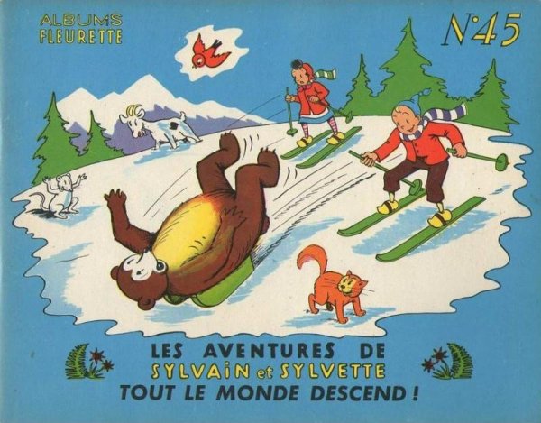 Tout le monde descend - Série Sylvain et Sylvette par Claude Dubois - Couverture